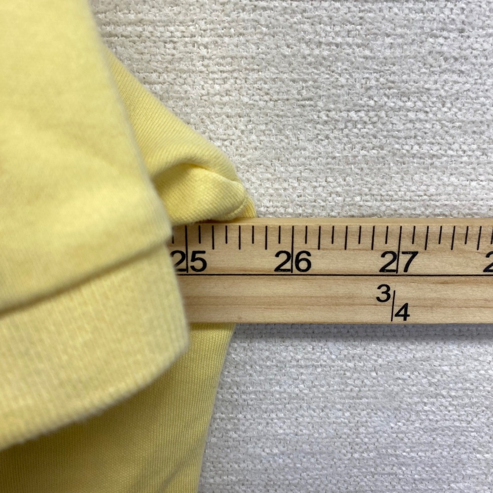 Polo by Ralph Lauren Mens XL Yellow Polo Shirt Classic Fit Pony Logo Casual - Picture 7 of 8